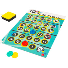 Carica l'immagine nel visualizzatore di Gallery, Giochi Preziosi Quizzettone, Gioco da Tavolo Interattivo con Console LED, Carte Multilivello e Pedine, Gioco in Scatola per Tutta la Famiglia e Amici con 200 Carte, 1600 domande e 4 Difficoltà