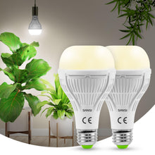 Carica l'immagine nel visualizzatore di Gallery, SANSI Lampada per piante LED E27, 15W Spettro Completo Luce di Coltivazione da interno, equivalente 200W (PPF 27μmol/s, 
