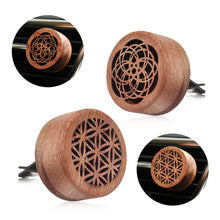 Carica l'immagine nel visualizzatore di Gallery, Diffusore di oli essenziali per auto, diffusore per aromaterapia, mini diffusori in legno, per oli essenziali, diffusore