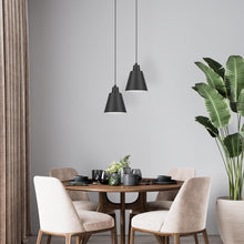 Carica l'immagine nel visualizzatore di Gallery, Klighten Lampada a Sospensione E27, Nero, Lampadina non Inclusa