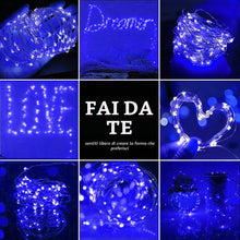 Carica l'immagine nel visualizzatore di Gallery, cshare Catena di luci a LED, 3M 30 Micro Led Stringa Luci a Batteria,Catena Lucine Fata Filo di Rame Argentato Decorativ