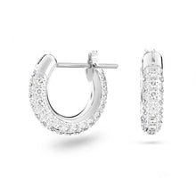 Carica l'immagine nel visualizzatore di Gallery, Swarovski Orecchini Stone, Bianco, Placcatura Rodio