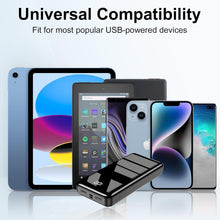 Carica l'immagine nel visualizzatore di Gallery, Power Bank 27000mAh, 22,5W PD20W USB C Power Bank a Ricarica Rapida, Batteria Esterna Portatile con Display LED per Telefoni