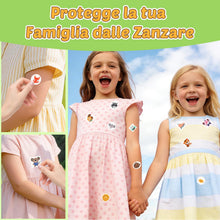Carica l'immagine nel visualizzatore di Gallery, 120 Pezzi Adesivi per Zanzare Repellente, Cerotti Antizanzare Bambini, Anti Zanzare Patch con Ingredienti Naturali, Prot