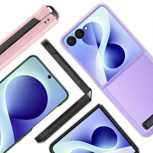 Carica l'immagine nel visualizzatore di Gallery, Lonkenn Custodia per Samsung Galaxy Z Flip 8, Cover Con Pellicola Protettiva, [Cavalletto] [Protezione Cerniera], Protez