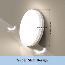 Carica l'immagine nel visualizzatore di Gallery, EASY EAGLE Plafoniera LED Soffitto 48W, Lampada da Soffitto LED 4000K 4800LM Plafoniera Bagno Rotonda Ø30CM Plafoniere d