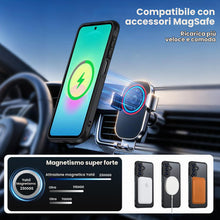 Carica l'immagine nel visualizzatore di Gallery, Yohii Traslucida Opaca Magnetic Cover per Samsung Galaxy A27 5G, Nero