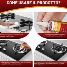 Carica l'immagine nel visualizzatore di Gallery, Colla Alte Temperature, Silicone Nero Alte Temperature