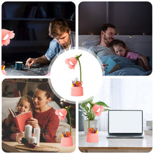 Carica l'immagine nel visualizzatore di Gallery, Vaileal Lampada da Tavolo LED per Bambini: Lampada Dimmerabile con 3 Temperature di Colore, Braccio Flessibile e Sensore