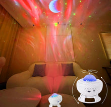 Carica l'immagine nel visualizzatore di Gallery, Proiettore Cielo Stellato – Lampada Aurora LED con Lettore Musicale Bluetooth e 8 Animazioni Realistiche dell’Aurora Bor