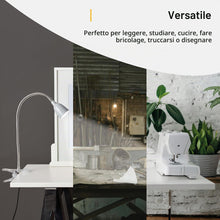 Carica l'immagine nel visualizzatore di Gallery, Brilliant, Lampada a LED con Morsetto da scrivania