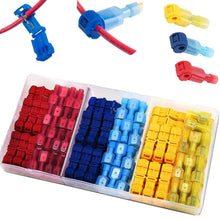 Carica l'immagine nel visualizzatore di Gallery, RUNCCI-YUN 120PcsT-Tap Connettore Terminali Maschi a Innesto Rapido, per Filo Elettrico Kit, T-Tap Rapido Connettore - p