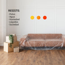 Carica l'immagine nel visualizzatore di Gallery, OFITURIA Pellicola Trasparente per Imballaggio, Plastica per Imballaggio Traslochi, Pellicola Trasparente Protettiva, Pellicola Imballaggio Mobili, Scatole Cartone Trasloco e Oggetti (1pz - Basic)