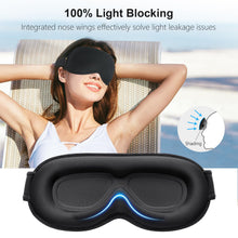 Carica l'immagine nel visualizzatore di Gallery, Gritin Mascherina per Dormire 3D, Upgrated Maschera per Dormire Oscuramento