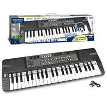Carica l'immagine nel visualizzatore di Gallery, Bontempi | MelodyKey - Tastiera a 44 Tasti con Passo Medio, Connessione USB e Opzioni di Ascolto Personale, 555x180x60 mm