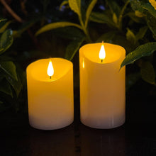 Carica l'immagine nel visualizzatore di Gallery, Forever Speed 3 Pezzi Candele LED Ricaricabili con Timer, Dimmerabile Candele Senza Fiamma con Cavo USB Flameless Candel