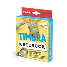 Carica l'immagine nel visualizzatore di Gallery, Trodat Timbra &amp; Attacca, Set Componibile per Tessuti, Serie di Caratteri e Numeri, Pinzetta, Etichette e Nastro Termoadesivo, per Contrassegnare Vestiti e Oggetti
