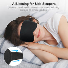 Carica l'immagine nel visualizzatore di Gallery, Gritin Mascherina per Dormire 3D, Upgrated Maschera per Dormire Oscuramento