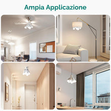 Carica l'immagine nel visualizzatore di Gallery, DiCUNO E27 5 en 1 Socket adattatore splitter, Convertitore Rotondo, 1 Pezzi