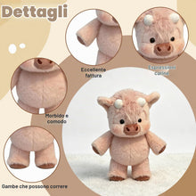 Carica l'immagine nel visualizzatore di Gallery, Peluche Che Corre, Peluche Di Cinghiale, Pe-luche Cinghiale Che Corre, Pe-luche Vitello Che Corre, Running Cow Plush, Mu