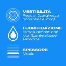 Carica l'immagine nel visualizzatore di Gallery, Durex Settebello Jeans, Preservativi Classici, Vestibilità Regular, 27 Profilattici