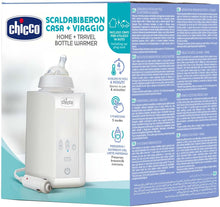 Carica l&#39;immagine nel visualizzatore di Gallery, Chicco Scaldabiberon Portatile Da Viaggio E Scaldapappa Con Tre Programmi E Spegnimento Automatico, Bianco, ‎14 x 14 x 17.5 cm; 820 grammi