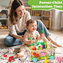 Carica l'immagine nel visualizzatore di Gallery, SACBRZZ Giochi Montessori 1 Anno, 6-in-1 Giochi Montessori 2 Anni, Magnetici Di Pesca in Legno, Abilità Motorie Giocattoli Educativi, Bambini Regalo per 1 2 3 4 Anni Compleanno Maschio Femmina