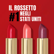 Carica l'immagine nel visualizzatore di Gallery, Revlon Super Lustrous Lipstick, Rossetto con Formula Cremosa, Infuso Con Vitamina E, 812 Porto Please, 4,2g