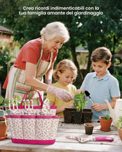 Carica l'immagine nel visualizzatore di Gallery, MYMULIKE Set di attrezzi da giardinaggio per donne, 26 pezzi, kit da giardino floreale con scatola regalo, guanti e borsa, regali per mamma, signora, Natale, compleanno