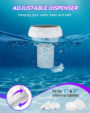 Carica l'immagine nel visualizzatore di Gallery, Luce per piscina solare – LED RGB con telecomando RF