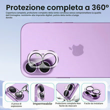 Carica l'immagine nel visualizzatore di Gallery, 3 Pezzi Pellicola Privacy per iPhone 17 con 3 Protezione Fotocamera