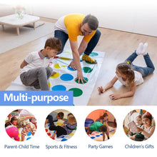 Carica l&#39;immagine nel visualizzatore di Gallery, Twister Gioco per Bambini &amp; Adulti, Twisting Gioco, Family Floor Gioco con Tappetino, Giochi di abilità di Squadra, Adatto per Feste di Compleanno e Riunioni