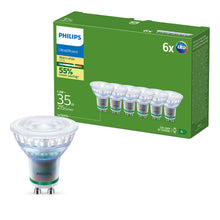 Carica l'immagine nel visualizzatore di Gallery, Philips Faretti LED UltraEfficient GU10, Confezione da 6
