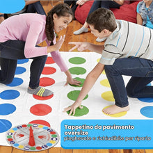 Carica l'immagine nel visualizzatore di Gallery, Twister Gioco Bambini, Twisting Floor Game con Tappetino, Gioco per Bambini e Adulti, per Famiglia Giochi di Abilità e E