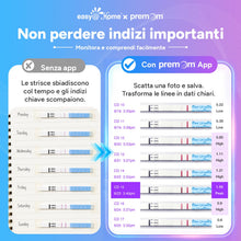 Carica l'immagine nel visualizzatore di Gallery, Easy@Home 25 Test Ovulazione 25mIU/ml, Altamente Preciso, Monitoraggio Attendibile del Ciclo e del Periodo Fertile, Alim
