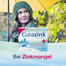 Carica l'immagine nel visualizzatore di Gallery, Capsule rigide Curazink – uso in caso di carenza di zinco clinicamente provata confezione da 20