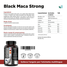 Carica l'immagine nel visualizzatore di Gallery, Maca Peruviana Nera Estratto Puro 20:1, 30.000 mg + Tribulus Terrestris + Arginina + Zinco | Integratori Made In Italy |