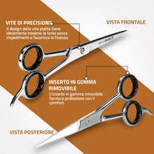 Carica l'immagine nel visualizzatore di Gallery, Utopia Care 6,5 pollici Forbici da parrucchiere in acciaio inox (Argento, 6.5 Pollici)