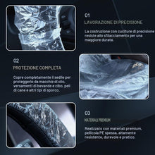 Carica l'immagine nel visualizzatore di Gallery, 10 coprisedili monouso in plastica trasparente, impermeabili e antipolvere per sedili auto, con 10 coprivolante monouso 
