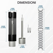 Carica l'immagine nel visualizzatore di Gallery, MoKo Cinturino in Metallo per Samsung Galaxy Watch 7/6/5/4/FE 40mm/44mm