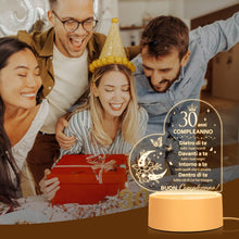 Carica l'immagine nel visualizzatore di Gallery, Regalo Donna 30 Anni, Regalo 30 Anni Donna, Idee Regali Uomo, Lampada