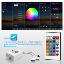 Carica l'immagine nel visualizzatore di Gallery, VIPMOON Controller Wifi Wireless Telecomando IR 12-24V a 24 Tasti 4Pin