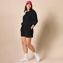 Carica l'immagine nel visualizzatore di Gallery, Amazon Essentials Felpa in Pile Girocollo (Disponibile in Taglie Forti) Donna, Nero Puntinato, XL