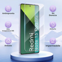 Carica l'immagine nel visualizzatore di Gallery, 3 Pezzi Vetro Temperato per Xiaomi Redmi Note 13 Pro 5G con Protezione Fotocamera per Xiaomi Redmi Note 13 Pro 5G,Durezz