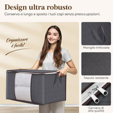 Carica l'immagine nel visualizzatore di Gallery, Lifewit Scatole per Armadio, Scatole Vestiti, Organizer Armadio per Piumoni, Scatola Trasloco, Buste Pieghevole per Indu