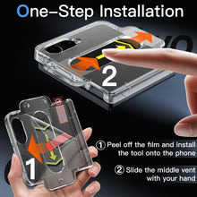 Carica l'immagine nel visualizzatore di Gallery, JETech Opaco Pellicola Protettiva Anteriore per Galaxy Z Flip 8, 2 pz