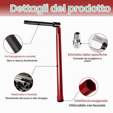 Carica l'immagine nel visualizzatore di Gallery, Chiave per Dadi Rubinetti, Chiave per Sottolavelli, 8 a 14 cm Strumento di Installazione del Rubinetto, Chiave per Dadi,