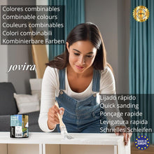 Carica l'immagine nel visualizzatore di Gallery, JOVIRA PINTURAS Chalk Paint - Vernice gessata all'acqua opaca + Pennello speciale per legno. Rinnovate i vostri mobili c