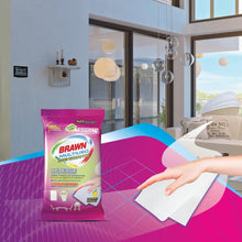Carica l'immagine nel visualizzatore di Gallery, Brawn Panni Multiuso Detergenti, Doppia Superficie, Senza Risciacquo, 40 Pz