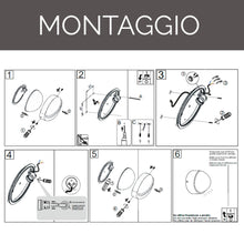 Carica l'immagine nel visualizzatore di Gallery, Cristher G05X1A-240A-01 - Lampada da parete, E27, IP65, bianco